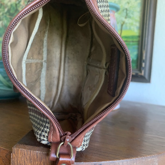 Vintage Polo Ralph Lauren Herringbone Waterproof Utility Pouch Zip Top - Picture 14 of 16